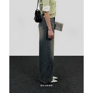 (PRELOVED) ECINOS - DENIM Straight Jeans | Women's Pants | Women's Jeans Size L - Desert Washed