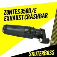 ZONTES 350 350D 350E Exhaust Slider Protector Anti-Fall Crashbar Crashball Crash bar ball