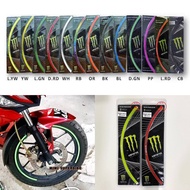 SPORTRIM LINING STICKER MONSTER SPORT RIM WHEEL TAYAR TIRE TYRE MOTOR MOTORCYCLE MOTO RACING BOY RCB AJI Y15ZR Y16ZR