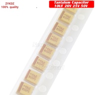 10PCS Tantalum Capacitor 10UF 20V 25V 50V 106D 106E 106T B-type C-type D-type E-type V-type 3528 603