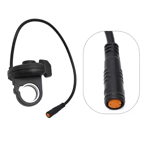 For Bafang 0102 Motor Thumb Throttle Electric Bike Handlebar Accessory 30cm Cable Made from ABS Left