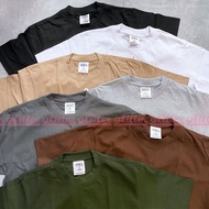 glitter American Brand Shaka Wear 7.5oz Cotton Plain T Thick Short T-Shirt Round Neck baju t shirt l