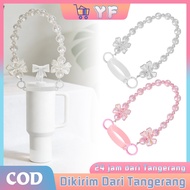 Beaded Tumbler ButterflySimpul Holder Coquette Style UNIVERSAL Tumbler Holder Strap Lanyard/ Accesso