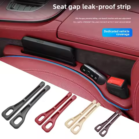 2PCS Car Seat Gap Filler Between Seats Crevice Interior Decoration Auto Accessories For BMW E46 E90 