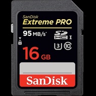 SANDISK EXTREME PRO 16GB 95MB/S SDHC CARD