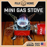 🏠READY STOCK🏠Folding Stove Mini Stove Portable Windproof Camping Stove Outdoor Picnic Cassette Gas B
