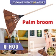 100x40cm Zong Leaf Broom Long Handle Palm Broom Cleaning Tool for Floors Tiles