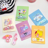 New Style Cartoon Sanrio Hairpin Japanese Duckbill Clip Cinnamon Dog Kuromi Bangs Hair Clip Girl Cut