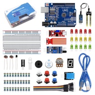 LAFVIN Basic Starter Kit for Arduino UNO R3 with Tutorial, Code, Breadboard, Jumper Wire, LED Diodes, Obstacle Avoidance Module