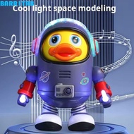 BARR1YRB Dancing Astronaut Duck Toy, Plastic Early Education Electric Dance Space Duck, Funny Craft 