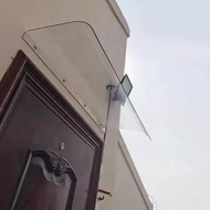 Kanopi atap transparan Jendela Tanpa Braket Luar Ruangan Atap Balkon Tenda Rumah murah