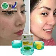 cream glowing cream garnier susun siang malam penghilang flek hitam dan jerawat