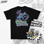 Fintage Tees | Space Coaster Black | No Box