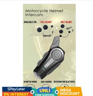 E1 Motorcycle Helmet Bluetooth Intercom, 2 Riders, 1000m Range, IP69 Waterproof, Bluetooth 5.0  E1 T