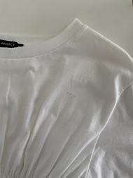 Ruffle Bodice T-shirt (size S defect last piece) - The Summer Project / เสื้อยืด เสื้อสมอค