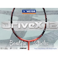 Victor Drive x 12 / VICTOR Drivex 12 Professional Player 4UG5 Badminton Racket FREECORE 100% ORIGINA