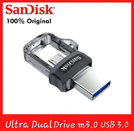 SANDISK FLASHDISK OTG m3.0 256GB - OTG DUAL DRIVE 256 GB ORIGINAL