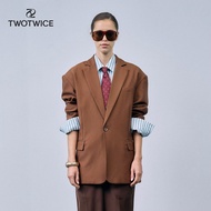 (พร้อมส่ง)Twotwice - Wool Cinch Blazer