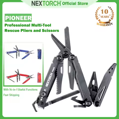 NEXTORCH Pioneer Multifunctional Tool Folding Pliers Knife Multitools Cutting Cable Camping Gear EDC