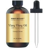 First Botany, 100% Pure Ylang Ylang Oil - Premium Ylang-Ylang Essential Oil for Aromatherapy, Massag