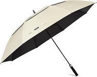 G4Free 54/62/68 Inch UV Protection Golf Umbrella Auto Open Vented Double Canopy Extra Large Windproo