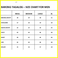 ◧ ▩ ◄ Men's Barong tagalog / DNC Barong Tagalog