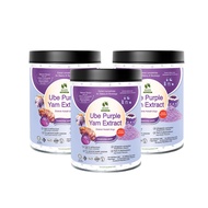 (3 x 200g) Ube Purple Yam Extract Powder with Delicious Violet Colour Flavour For Soft Serve, Pastries &amp; Bubble Tea