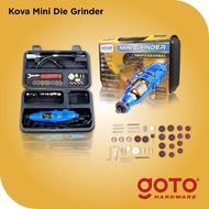 Kova X-40 Blue Mini Die Grinder Set Turner Gerinda Bor Listrik Mini