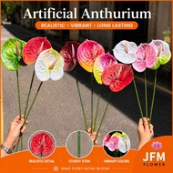 [60CM BORONG] 3D Anthurium Artificial Flower/ Anthurium Bunga Tiruan/ Borong Bunga Tiruan Wholesale