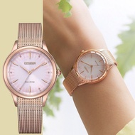 Citizen L Eco-Drive EM0819-80X Pink Gold Stainless Steel Analog Ladies Watch