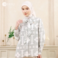 KEMEJA Nobby Auri Shirt 2 Office Look Long Sleeve Shirt Woolpeach UltimateWanita