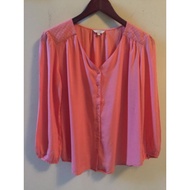 Et cetera peach blouse