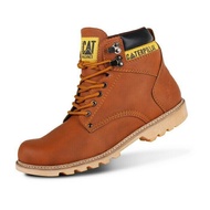 Iron Tip Project Safety Shoes - Caterpillar Shoes - Septy Shoes Boot - Septi Field Work Synthetic Leather Strap