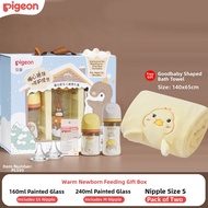 Pigeon | Newborn Glass Baby Bottle Silicone Nipple Gift Set