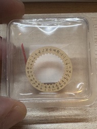 Genuine Rolex Cal 3135 Yellow gold Champagne Chinese Date Disc unsealed 機芯金黃色中文日歷盤, for Datejust Sub