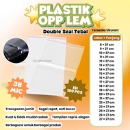 (DOUBLE SEAL) THICK GLUE OPP PLASTIC 8X27; 9X27; 10X27; 11X27; 12X27; 13X27; 14X27/15x27/16x27/17x27