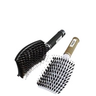 Hair Curling Brush, Semicircle Comb, Detangling Comb, Large Thick Bristle Hair Volume Comb