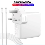 61W/87W/96W USB-C Laptop Power Adapter Charger Compatible with MacBook Pro 13" 15" 2016-2022 & Other