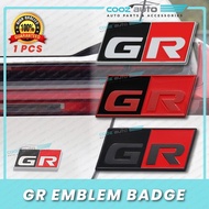 Universal Car GR Racing Sport Logo Emblem Badge Decal Front Hood Grille Emblem Logo Sticker