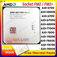 ⚡️AMD A10 5700 5800K 6700 6790K 6800K 7700K 7800 7850K 7860K 7870K 7890K 8750B Quad-Core Socket FM2