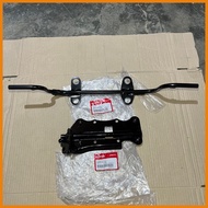 ✢ ❏ ♣ Wave125 Xrm125 Carb/Fi Rs125 Carb/Fi Footrest Bar & Bracket (Honda Genuine) no rubber