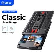 ORICO 2.5" HDD Enclosure SATA to USB 3.0 External Hard Drive Case 5Gbps Type C HDD Case 6Gbps with  DIY Sticker(2580U3)