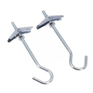[CRAZY] 2Pcs Swag Hook Kit Silver White Finish Plant Hanging Ceiling Hook-Ready Stock