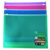 ZIPPER BAG TRANSLUCENT COLOR A4 SIZE HC-2156A4