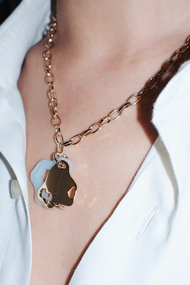 PIPATCHARA Aqua Necklace Gold (Pearl)