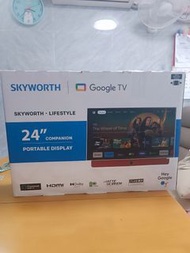 SKYWORTH 24吋 Google TV 便攜顯示屏