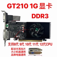 NVIDIA GT210 1GB Low Profile Half Height GPU Low Consumption Mini Desktop Dual Screen Office Graphic