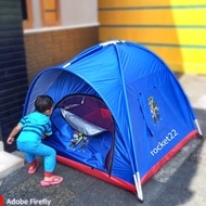 TENDA Find the 160CM UK Fun Children's Tent with 4 Tayo, Spiderman and Boboiboy Character Variants -