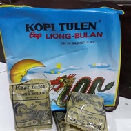 Kopi Cap Liong Bulan Tanpa Gula / kopi tulen cap liong bulan /  8gr / satu pak isi 30 sachet / liong