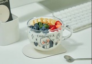 韓國代購🇰🇷Kakao Friends Kakao Friends 春植玻璃杯 麥片杯 cereal mug